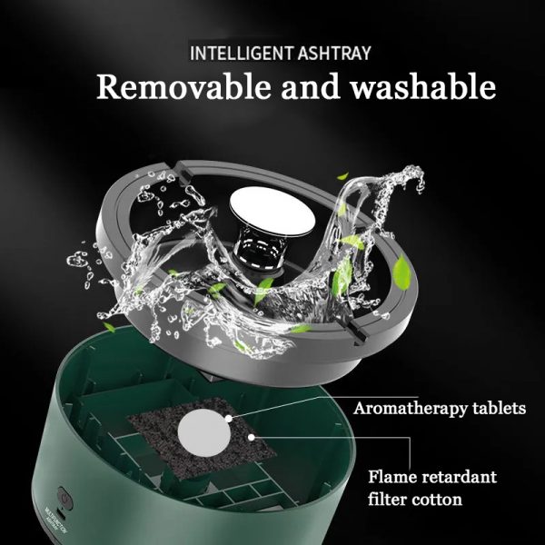 Air purifying ashtray – Gaisa attīrīšanas pelnu trauks slider