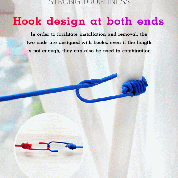 Stretchy Clothesline – elastīga virve drēbju žāvēšanai slider