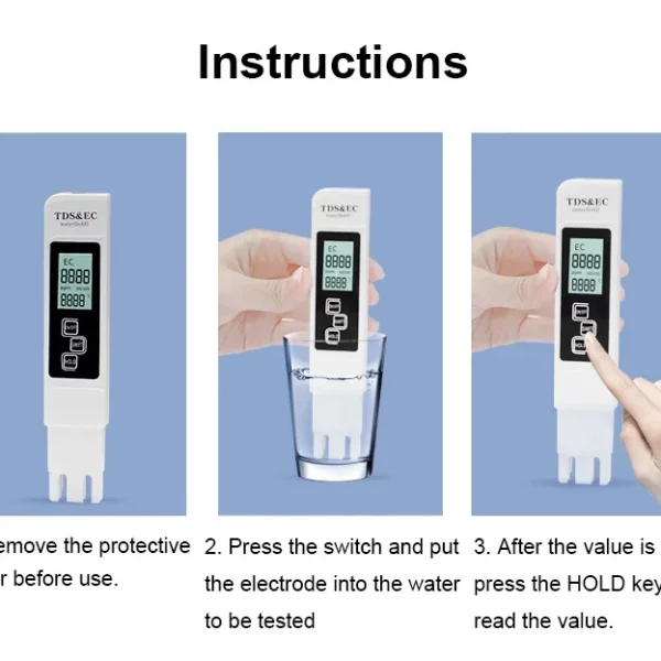 Water quality meter – Ūdens kvalitātes mērītājs slider