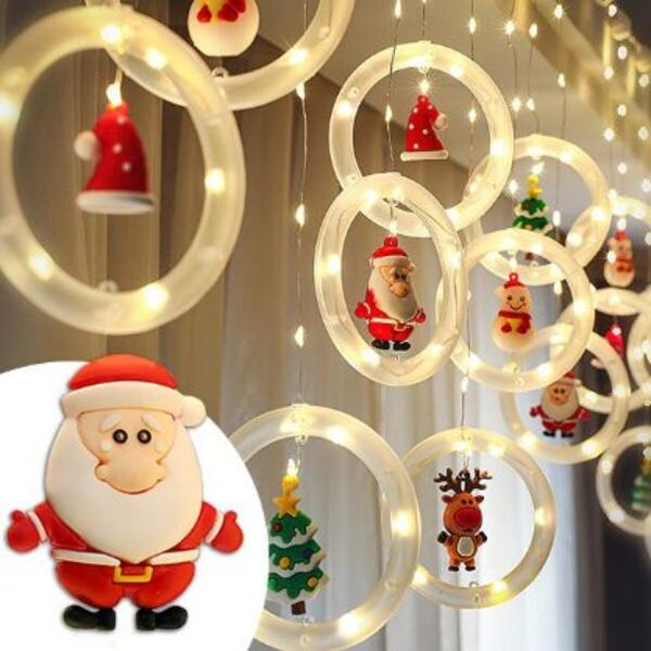 CHRISTMAS RINGS- Ziemassvētku LED gredzeni