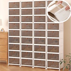 HOMEBOX – Uzglabāšanas kastes ar vāku un riteņiem 03