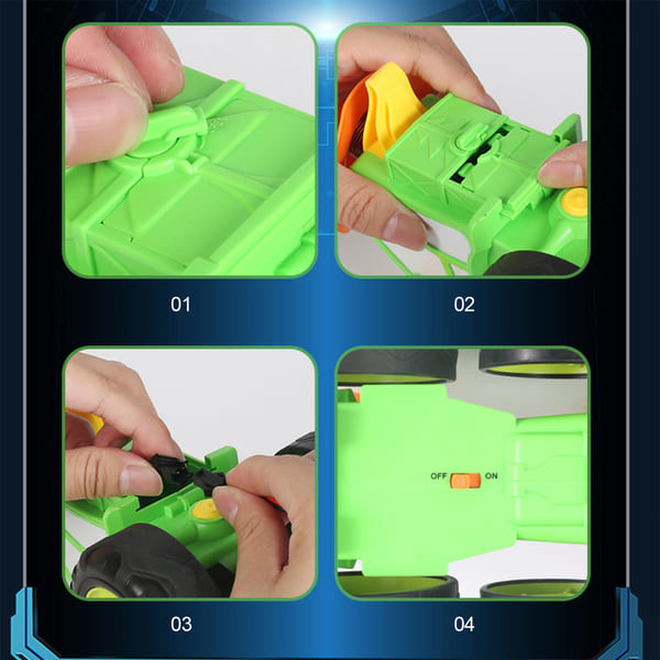 HAPPY TRACTOR – ar tālvadības pulti vadāms deju auto slider